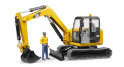 CAT pásový mini bagr s řidičem - Bruder 02466
