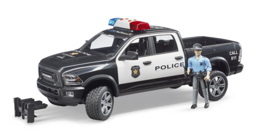Policejní vůz RAM 2500 s policistou - Bruder 02505 - Obrázek 5