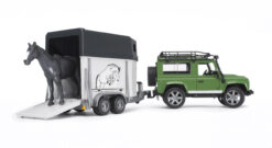 Land Rover s přívěsem na koně - Bruder 02592