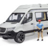 Kempingový MB Sprinter s řidičem a příslušenstvím - Bruder 02672