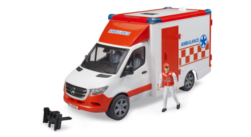 Bruder Sanitka MB Sprinter s houkačkou a řidičem - Bruder 02676 - Obrázek 4