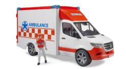 Bruder Sanitka MB Sprinter s houkačkou a řidičem - Bruder 02676