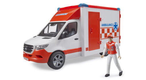 Bruder Sanitka MB Sprinter s houkačkou a řidičem - Bruder 02676 - Obrázek 3