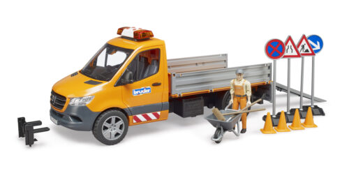 Silničáři MB Sprinter s figurkou a příslušenstvím - Bruder 02677