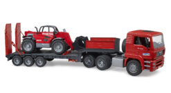 Alternative view of Tahač MAN TGA s nakladačem Manitou MLT 633 - Bruder 02774
