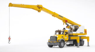 Nákladní automobil MACK Granite s jeřábem Liebherr - Bruder 02818