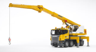 Nákladní auto Scania R s jeřábem Liebherr - Bruder 03570