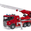 Hasičské auto s jeřábem Scania Super 560R - Bruder 03591