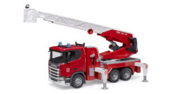 Hasičské auto s jeřábem Scania Super 560R - Bruder 03591