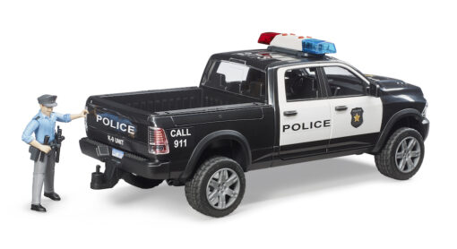 Policejní vůz RAM 2500 s policistou - Bruder 02505 - Obrázek 7