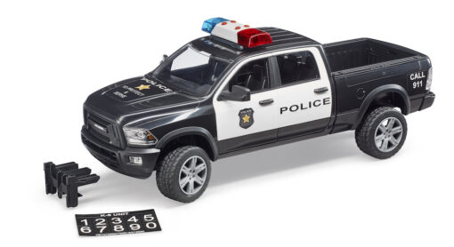 Policejní vůz RAM 2500 s policistou - Bruder 02505 - Obrázek 10