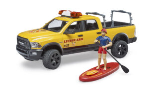 Pobřežní hlídka RAM 2500 s plavčíkem - Bruder 02506