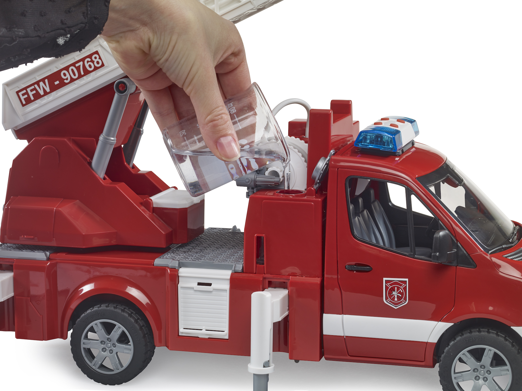 Hasičské auto MB Sprinter - Bruder 02673 - Obrázek 10