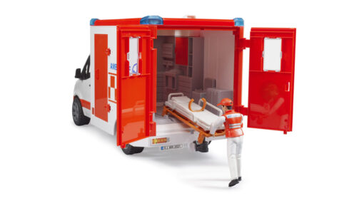Bruder Sanitka MB Sprinter s houkačkou a řidičem - Bruder 02676 - Obrázek 6