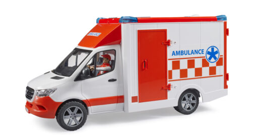 Bruder Sanitka MB Sprinter s houkačkou a řidičem - Bruder 02676 - Obrázek 10