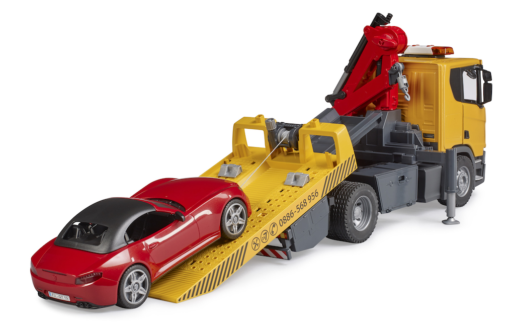 Odtahovka Scania Super 560R s automobilem - Bruder 03552 - Obrázek 8