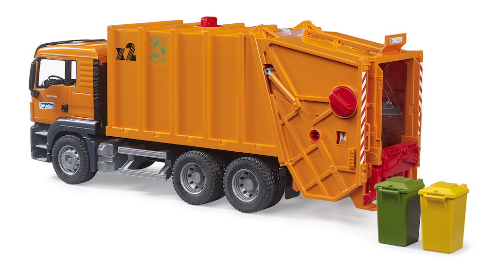 Popelářské auto MAN TGS - Bruder 03760 - Obrázek 6