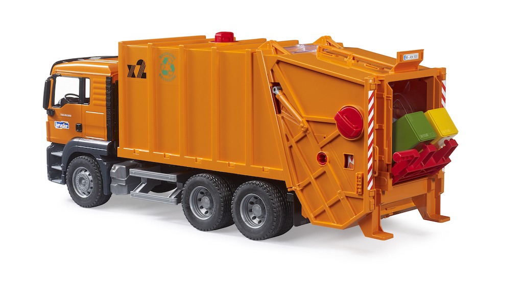 Popelářské auto MAN TGS - Bruder 03760 - Obrázek 8