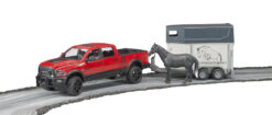 Alternative view of RAM 2500 s přívěsem na koně - Bruder 02501