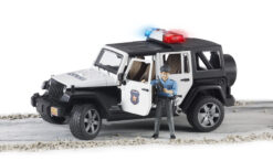 Alternative view of Policejní Jeep Wrangler s policistou - Bruder 02526