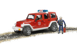 Alternative view of Hasičské auto Jeep Wrangler s hasičem - Bruder 02528